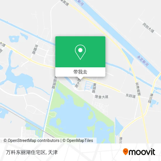 万科东丽湖住宅区地图