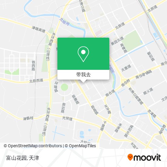 富山花园地图