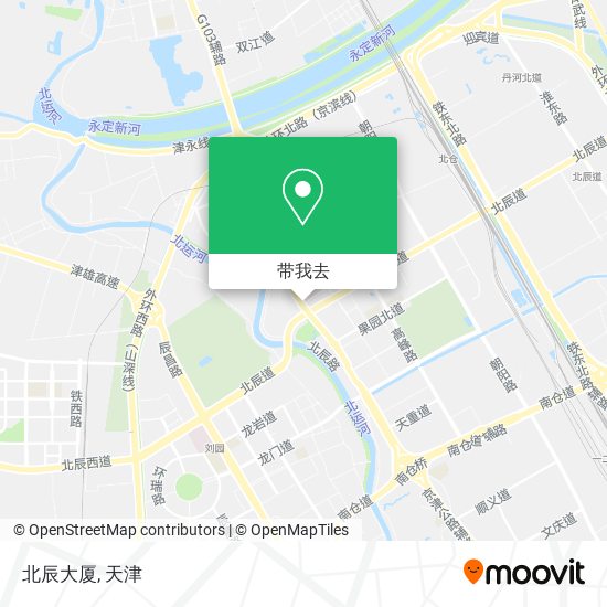 北辰大厦地图