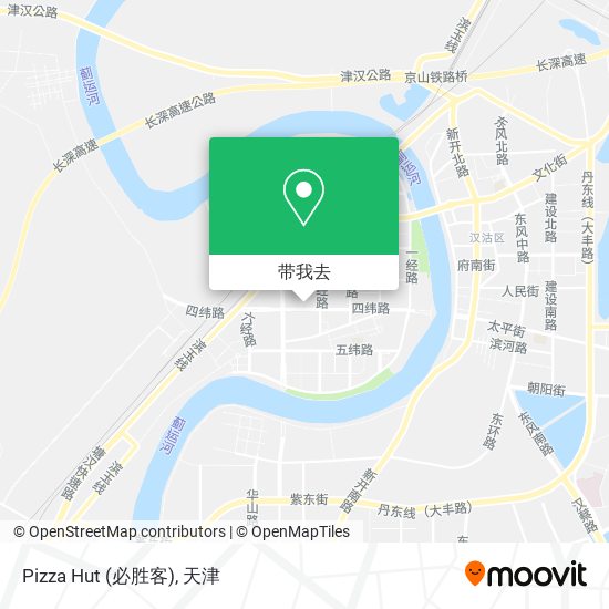 Pizza Hut (必胜客)地图