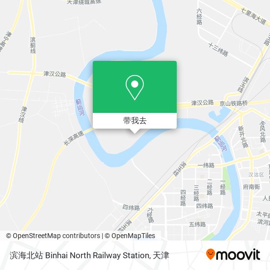 滨海北站 Binhai North Railway Station地图