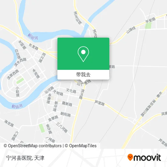 宁河县医院地图