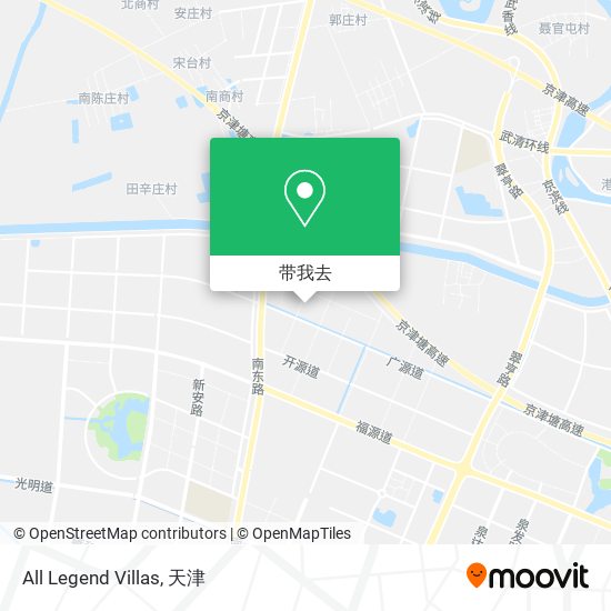 All Legend Villas地图