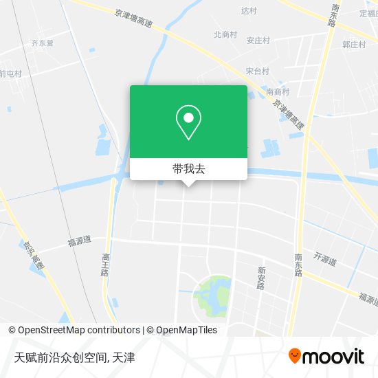 天赋前沿众创空间地图