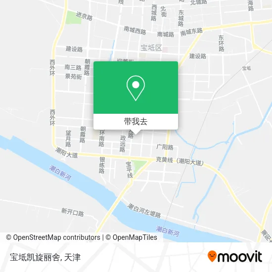 宝坻凯旋丽舍地图