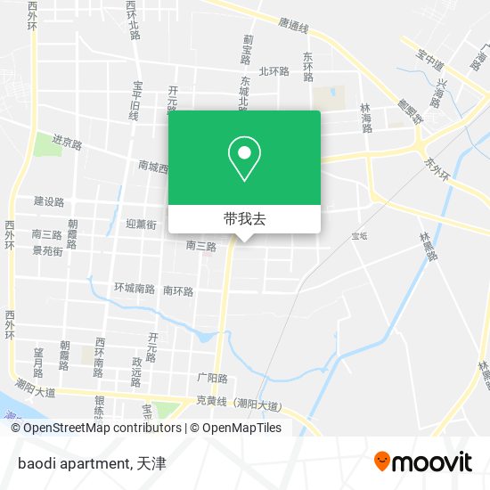 baodi apartment地图