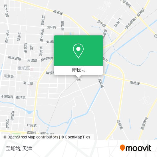 宝坻站地图