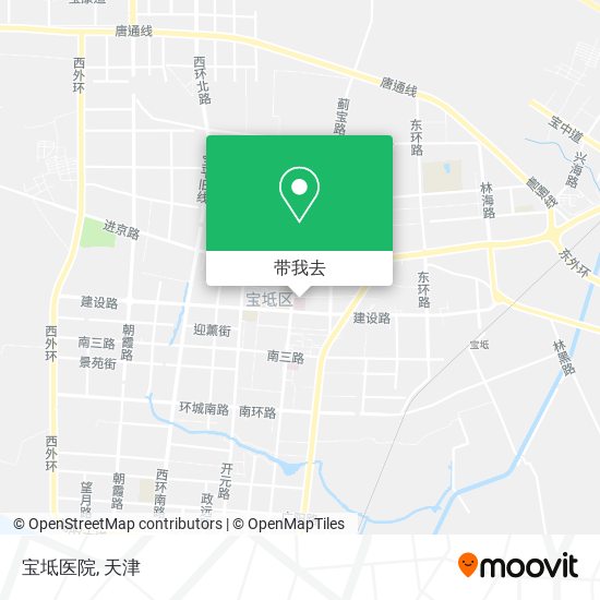 宝坻医院地图