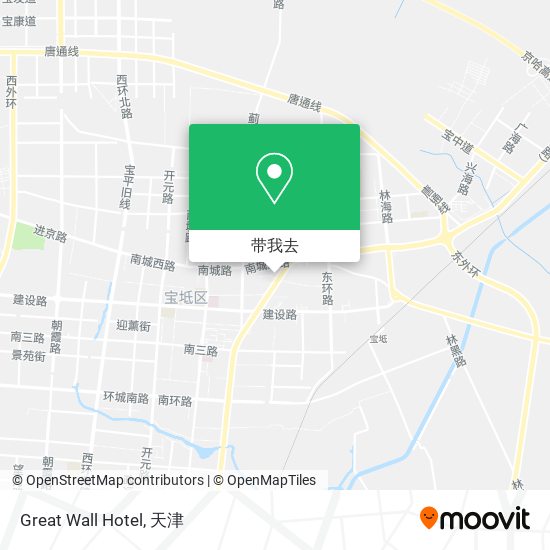 Great Wall Hotel地图
