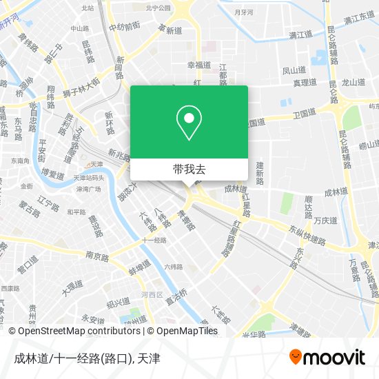 成林道/十一经路(路口)地图