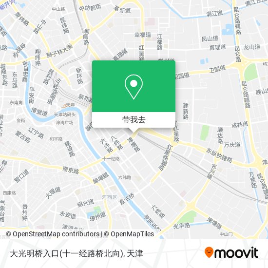 大光明桥入口(十一经路桥北向)地图