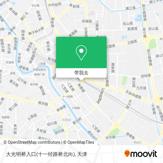 大光明桥入口(十一经路桥北向)地图