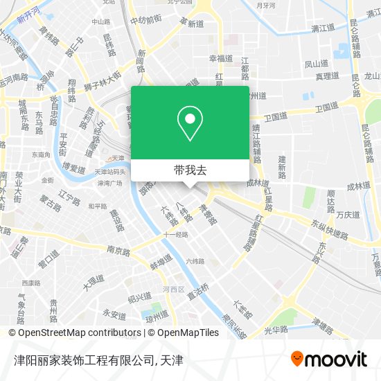 津阳丽家装饰工程有限公司地图