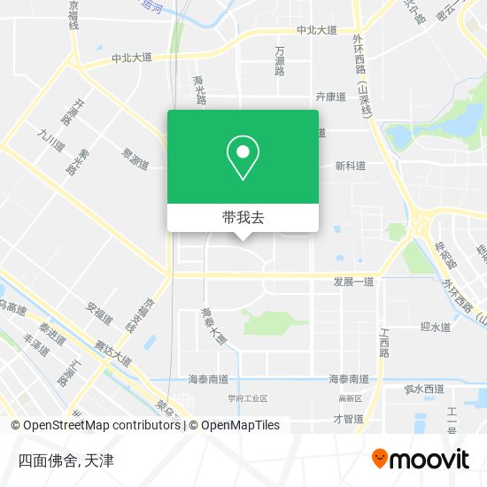 四面佛舍地图