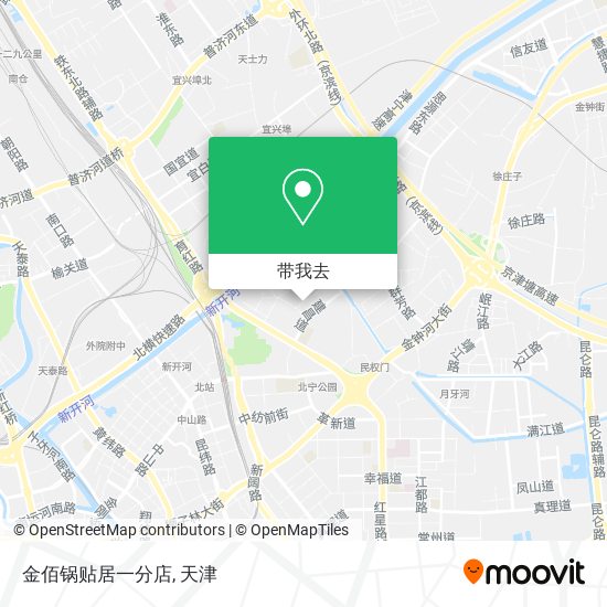 金佰锅贴居一分店地图
