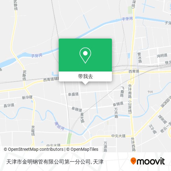 天津市金明钢管有限公司第一分公司地图