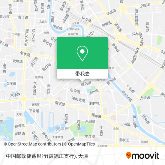 中国邮政储蓄银行(谦德庄支行)地图
