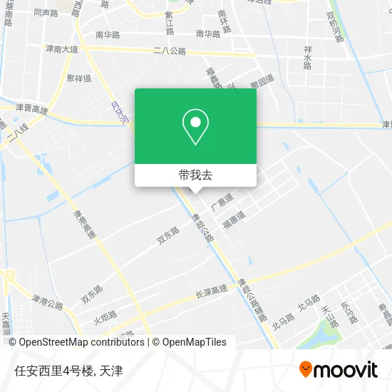 任安西里4号楼地图