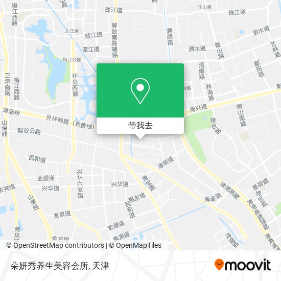 朵妍秀养生美容会所地图