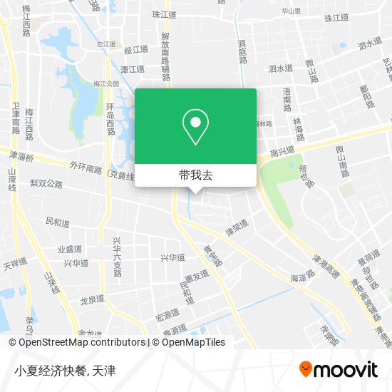 小夏经济快餐地图