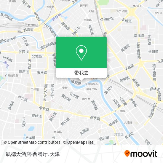 凯德大酒店-西餐厅地图