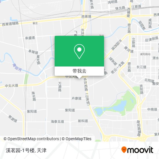 溪茗园-1号楼地图