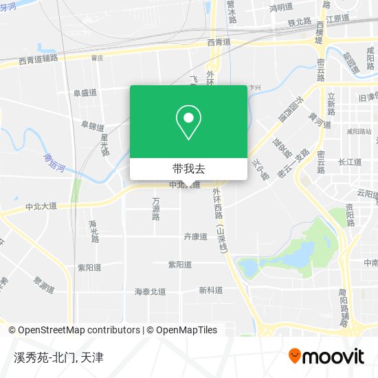 溪秀苑-北门地图