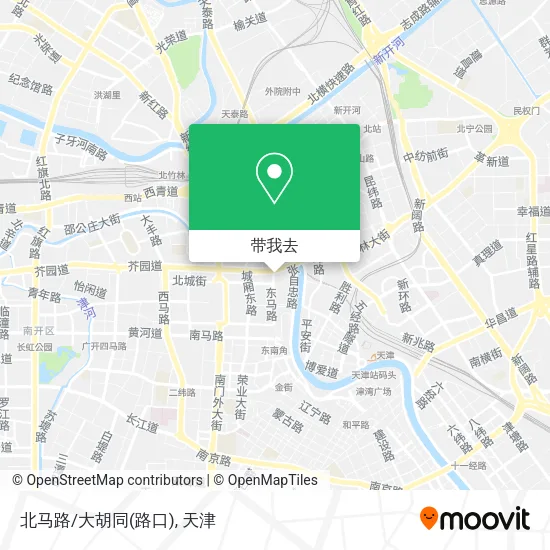 北马路/大胡同(路口)地图