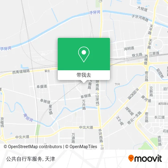 公共自行车服务地图