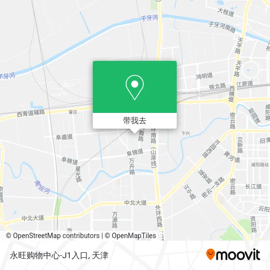 永旺购物中心-J1入口地图
