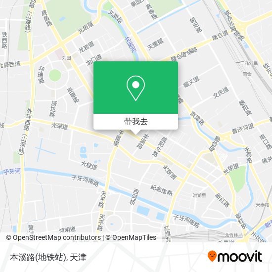 本溪路(地铁站)地图