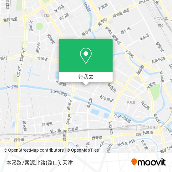本溪路/索源北路(路口)地图