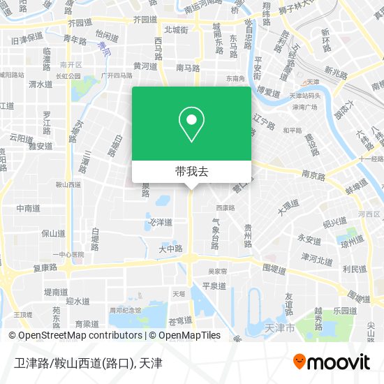 卫津路/鞍山西道(路口)地图