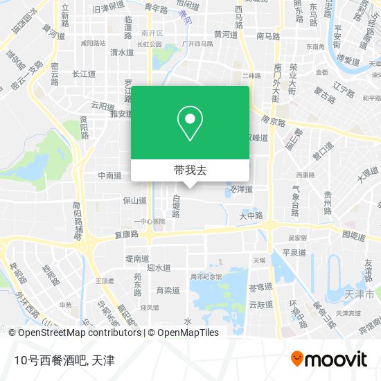 10号西餐酒吧地图