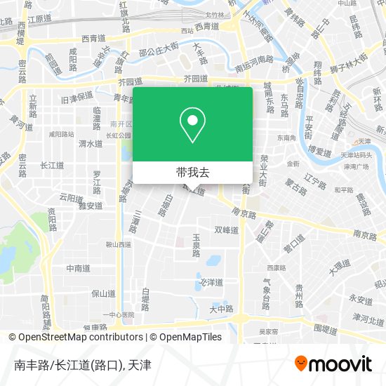 南丰路/长江道(路口)地图