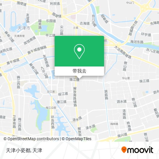 天津小瓷都地图