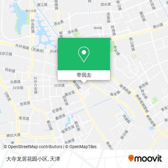 大寺龙居花园小区地图