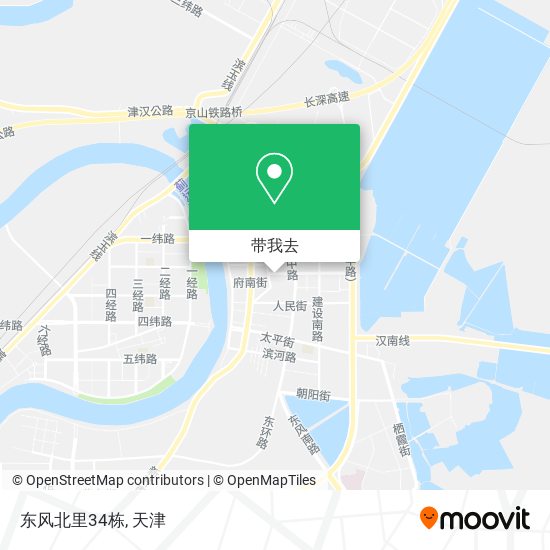 东风北里34栋地图