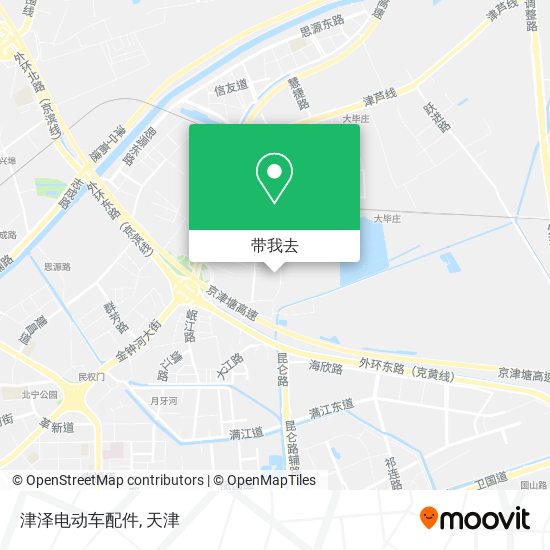 津泽电动车配件地图