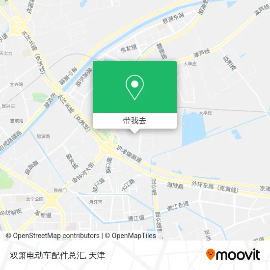 双箫电动车配件总汇地图
