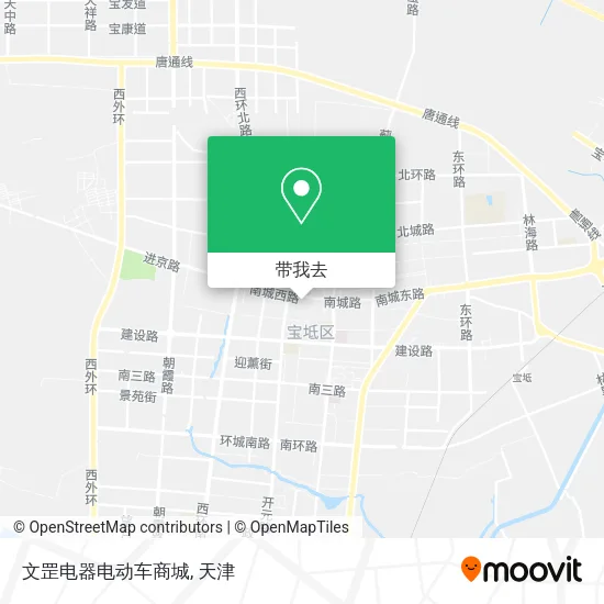 文罡电器电动车商城地图