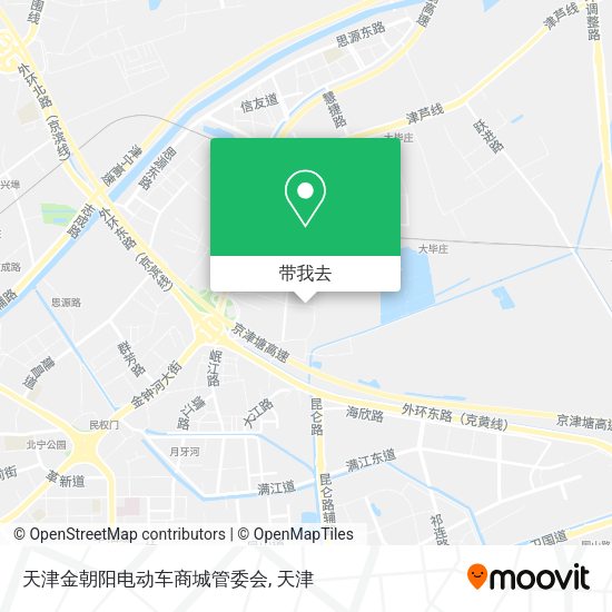 天津金朝阳电动车商城管委会地图
