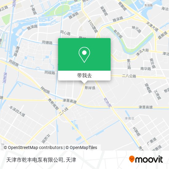 天津市乾丰电泵有限公司地图