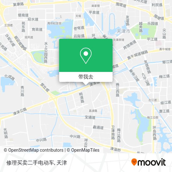 修理买卖二手电动车地图