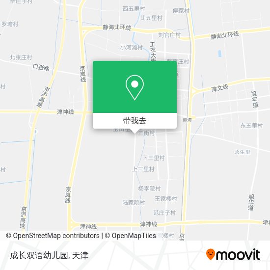成长双语幼儿园地图