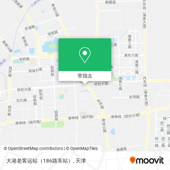 大港老客运站（186路车站）地图