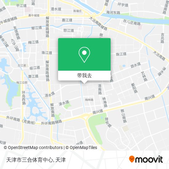 天津市三合体育中心地图