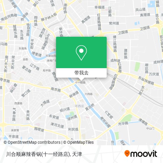 川合顺麻辣香锅(十一经路店)地图