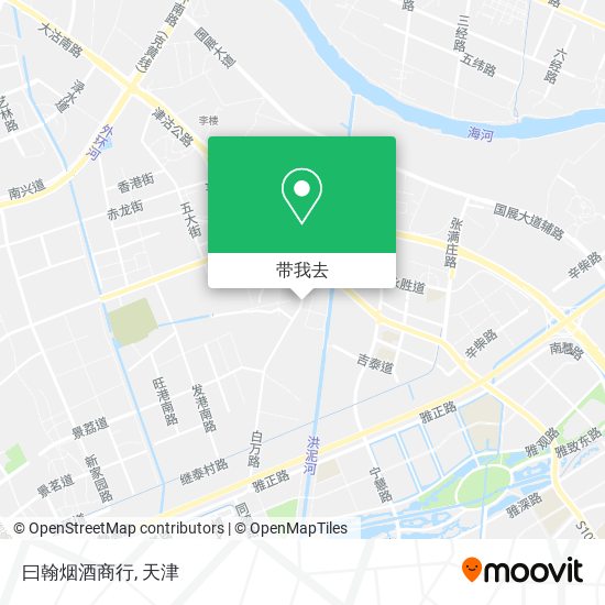 曰翰烟酒商行地图
