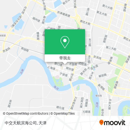 中交天航滨海公司地图